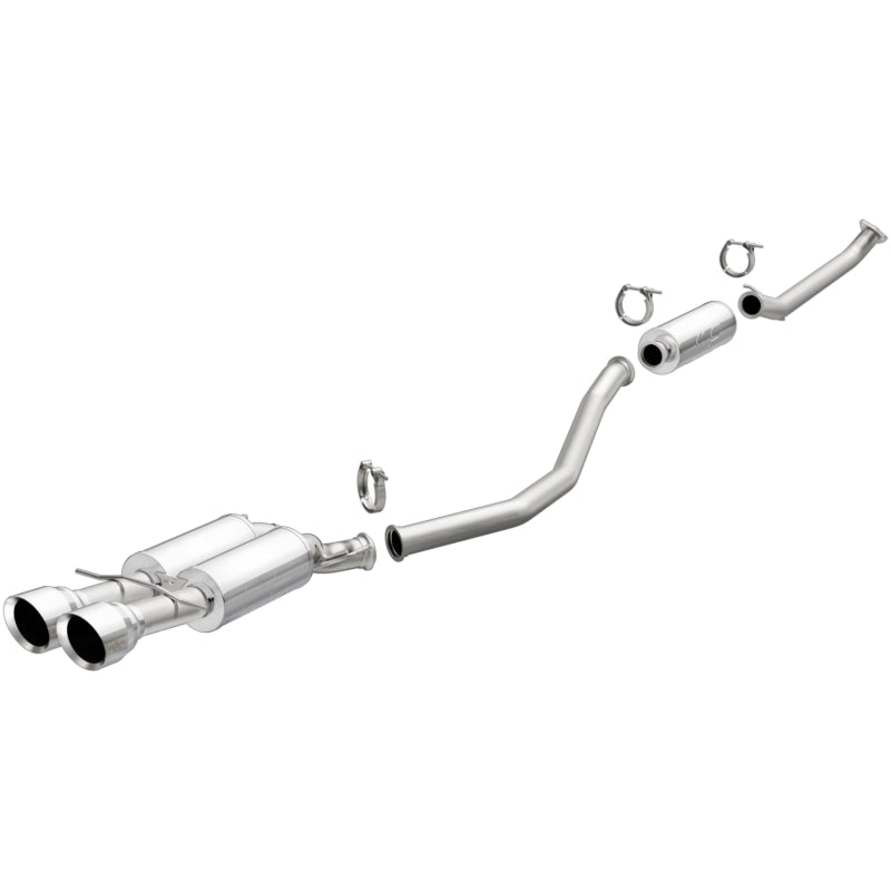MagnaFlow 2017+ Honda Civic 1.5L 409 SS Single Exit Polished 4.5in Dual Tips Cat-Back Exhaust -  Shop now at Performance Car Parts