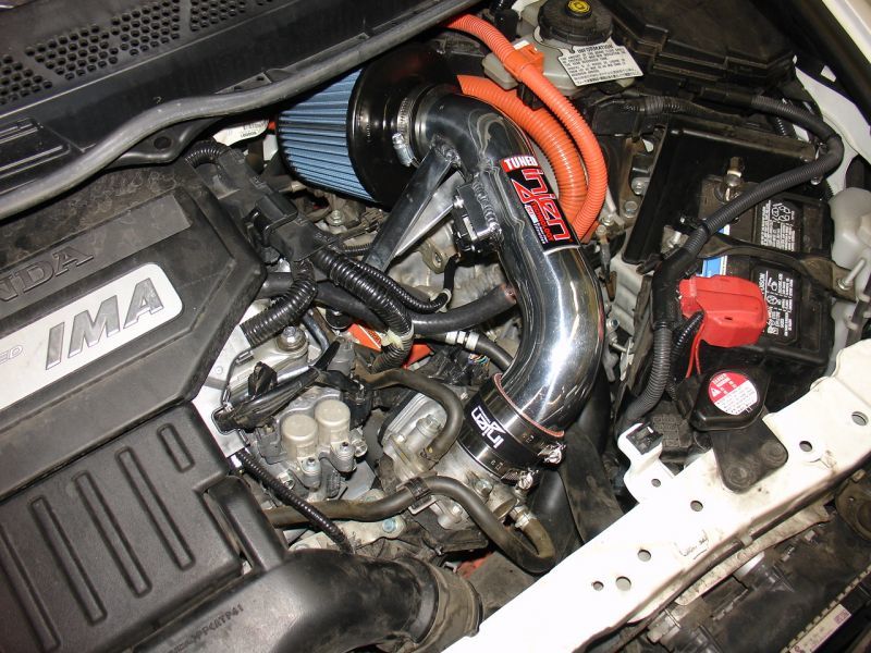 Injen 06-11 Honda Civic Hybrid 1.3L 4 cyl Black Dyno-Tuned Air Intake w/ Web Nano-Fiber Filter