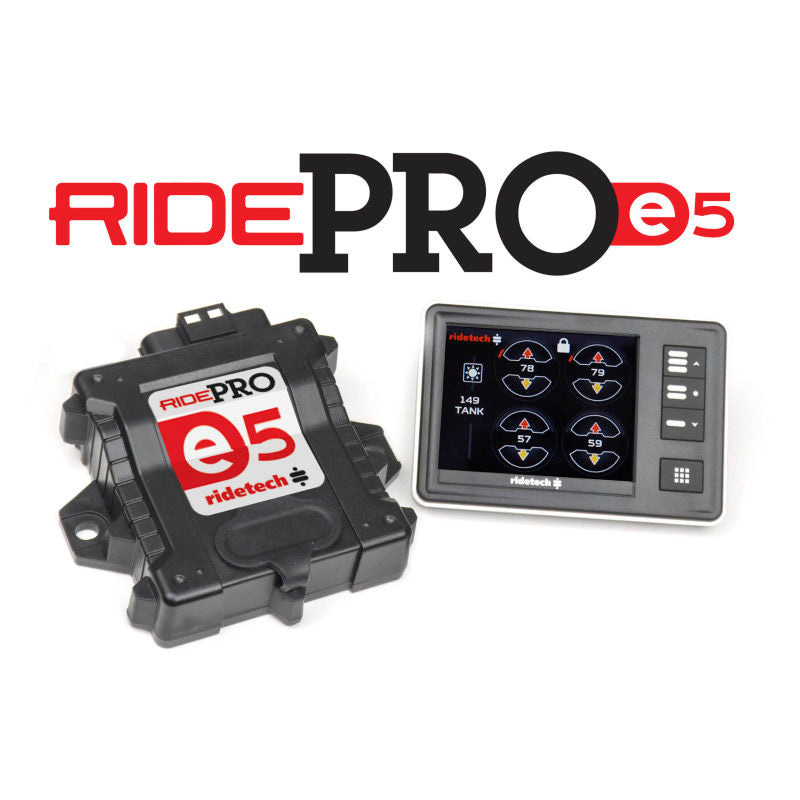 Ridetech RidePro E5 Air Ride Suspension Leveling Control System -  Shop now at Performance Car Parts