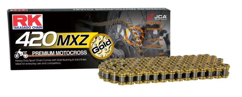 RK Chain GB420MXZ-126L - Gold -  Shop now at Performance Car Parts