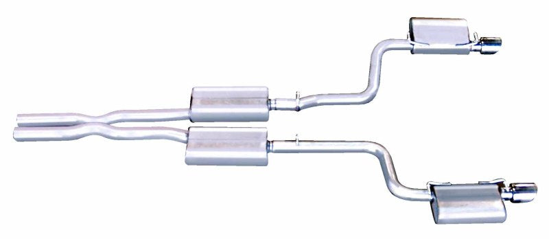 Gibson 05-10 Chrysler 300 C SRT8 6.1L 2.5in Cat-Back Dual Exhaust - Stainless -  Shop now at Performance Car Parts