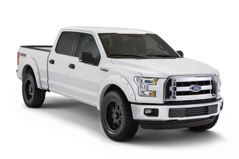 Bushwacker 17-18 Ford F-250 Super Duty Pocket Style Flares 4pc - Oxford White -  Shop now at Performance Car Parts