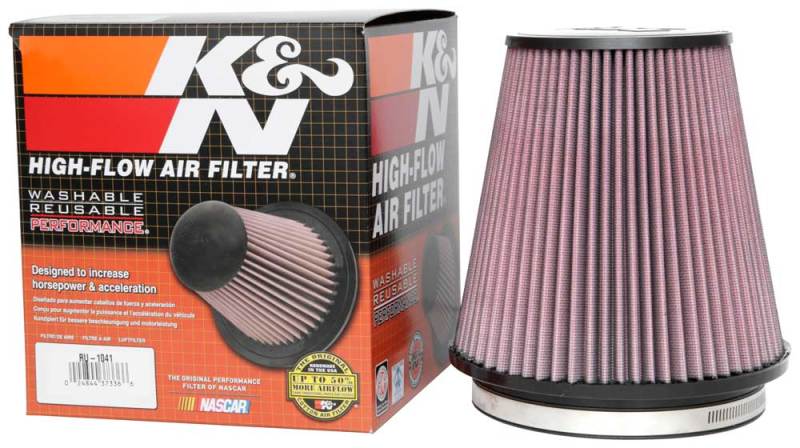 K&N Universal Clamp-On Air Filter 6in FLG / 7-1/2in B / 5in T / 7-1/2in H -  Shop now at Performance Car Parts