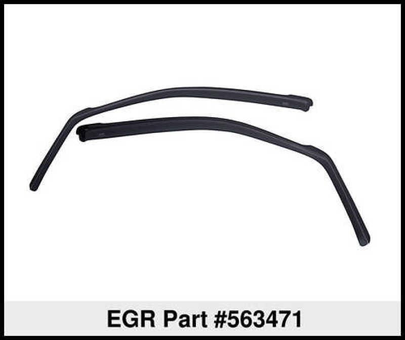 EGR 15+ Ford F150 Regular Cab In-Channel Window Visors - Set of 2 (563471) -  Shop now at Performance Car Parts