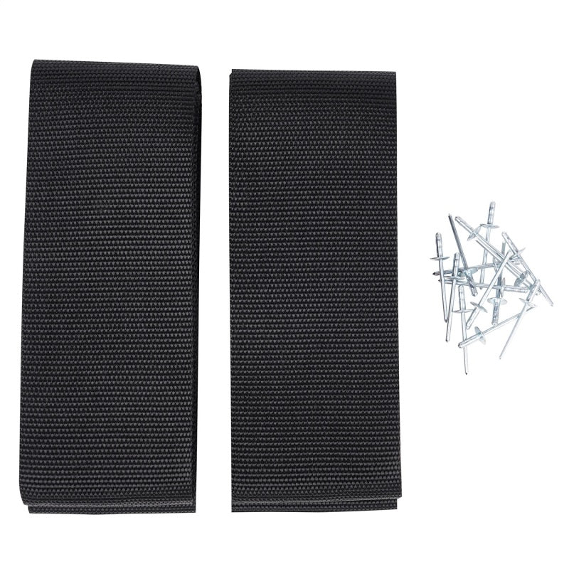 Omix Straps With Rivets Pair- 07-10 Jeep JKU 4Dr -  Shop now at Performance Car Parts