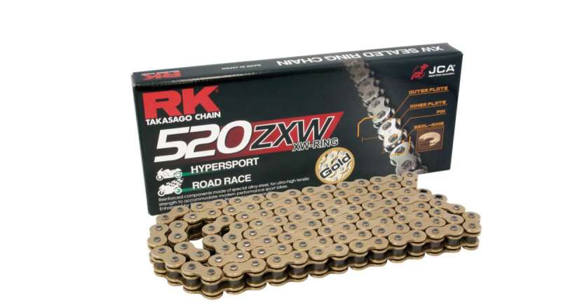 RK Chain GB520ZXW-150L XW-Ring - Gold -  Shop now at Performance Car Parts