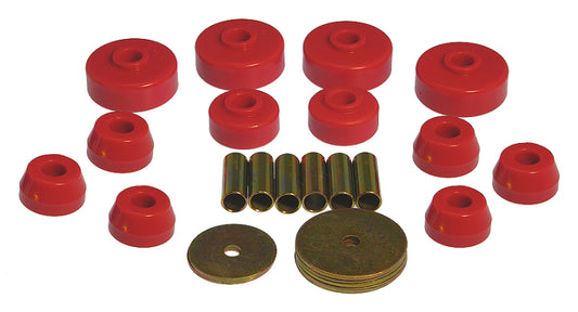 Prothane 79-88 Toyota Truck 4wd Body Mount Kit - Red -  Shop now at Performance Car Parts