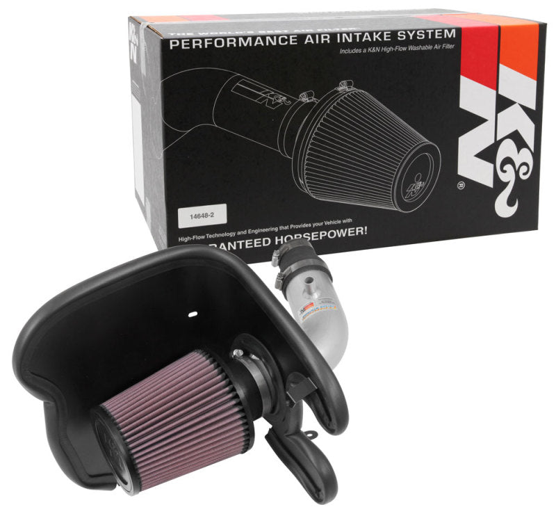 K&N 17-18 Chevy Cruze 1.4L Turbo Silver Typhoon Short Ram Intake -  Shop now at Performance Car Parts