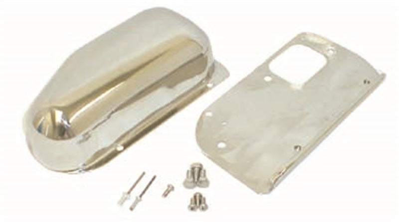 Rugged Ridge 76-86 Jeep CJ Stainless Steel Wiper Motor Cover Kit -  Shop now at Performance Car Parts