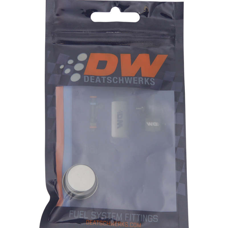 DeatschWerks 8AN ORB Male Plug Low Profile Internal Allen/Hex (Incl. O-Ring)