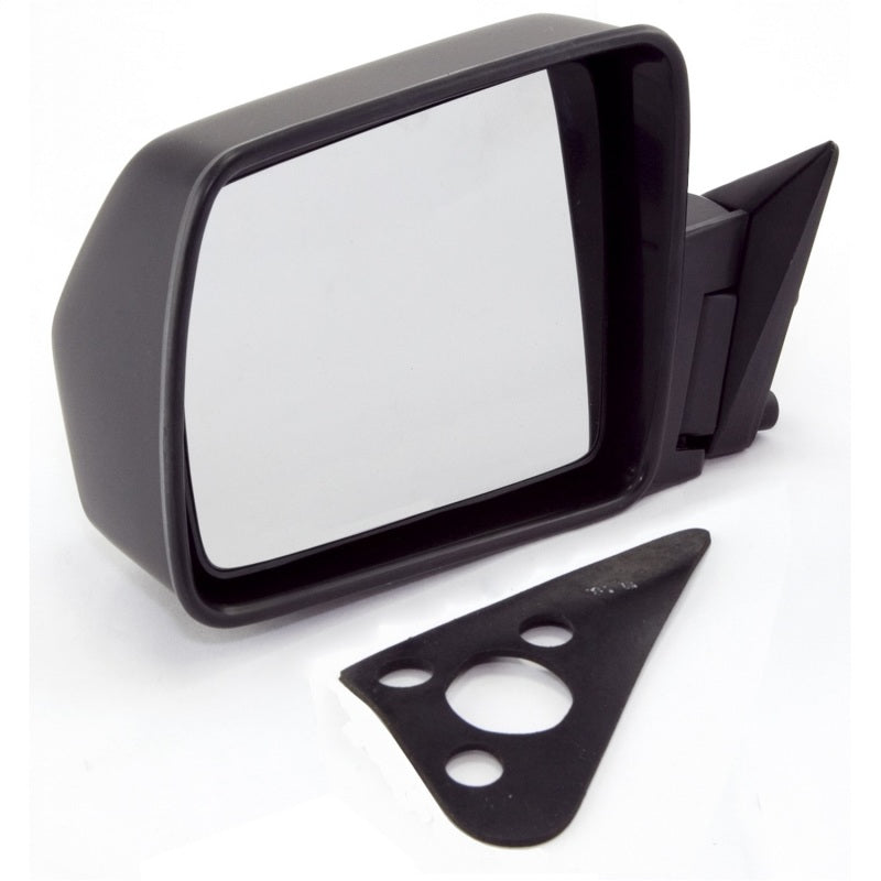 Omix Black Manual Left Side Mirror 84-96 Cherokee (XJ) -  Shop now at Performance Car Parts