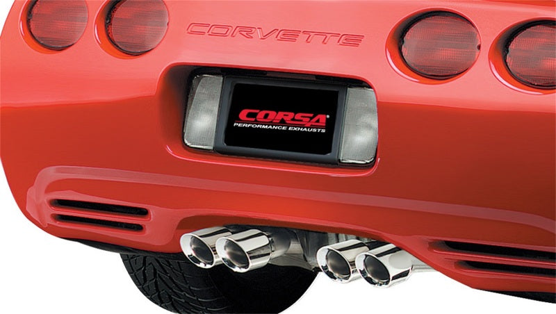 Corsa 97-04 Chevrolet Corvette C5 Z06 5.7L V8 Polished Xtreme Cat-Back + XO Exhaust -  Shop now at Performance Car Parts
