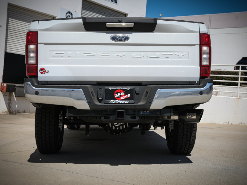 aFe Apollo GT Series 3-1/2in 409 SS Axle-Back Exhaust 17-20 Ford F-250/F-350 6.2/7.3L w/ Black Tips -  Shop now at Performance Car Parts