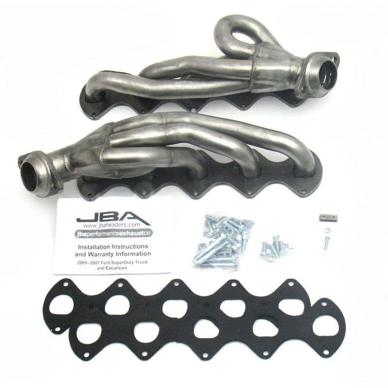 JBA 05-10 Ford F-Series 6.8L 3V V10 1-1/2in Primary Raw 409SS Cat4Ward Header -  Shop now at Performance Car Parts