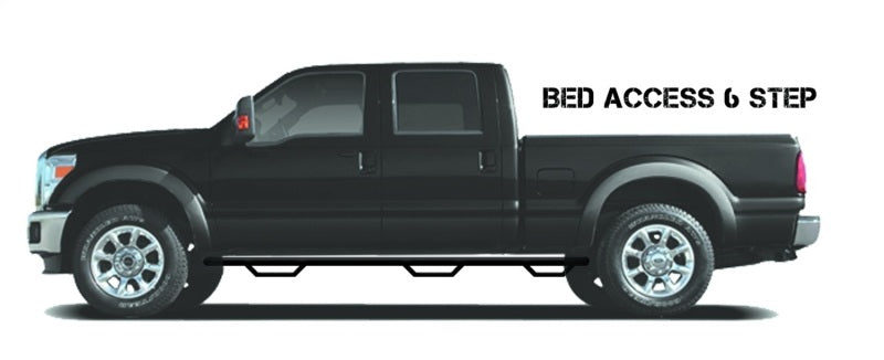 N-Fab Nerf Step 02-08 Dodge Ram 1500/2500/3500 Quad Cab 8ft Bed - Tex. Black - Bed Access - 3in -  Shop now at Performance Car Parts