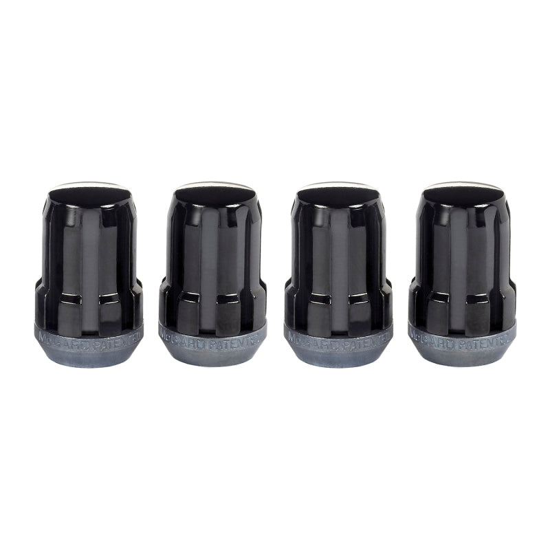McGard SplineDrive Lug Nut (Cone Seat) M12X1.5 / 1.24in. Length (4-Pack) - Black (Req. Tool) -  Shop now at Performance Car Parts