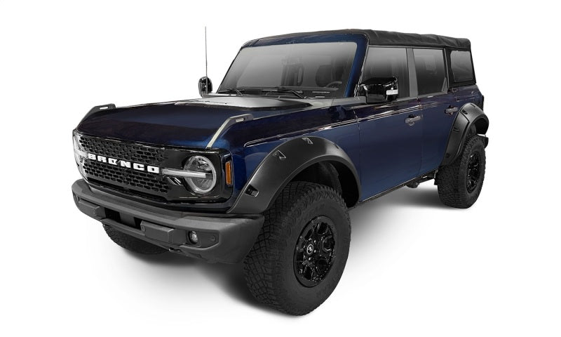 Bushwacker 2021+ Ford Bronco 4-Door Pocket Style Flares 4pc - Black -  Shop now at Performance Car Parts