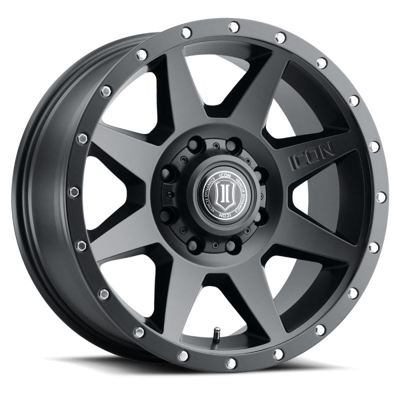 ICON Rebound 20x9 8x180 12mm Offset 5.5in BS Satin Black Wheel -  Shop now at Performance Car Parts