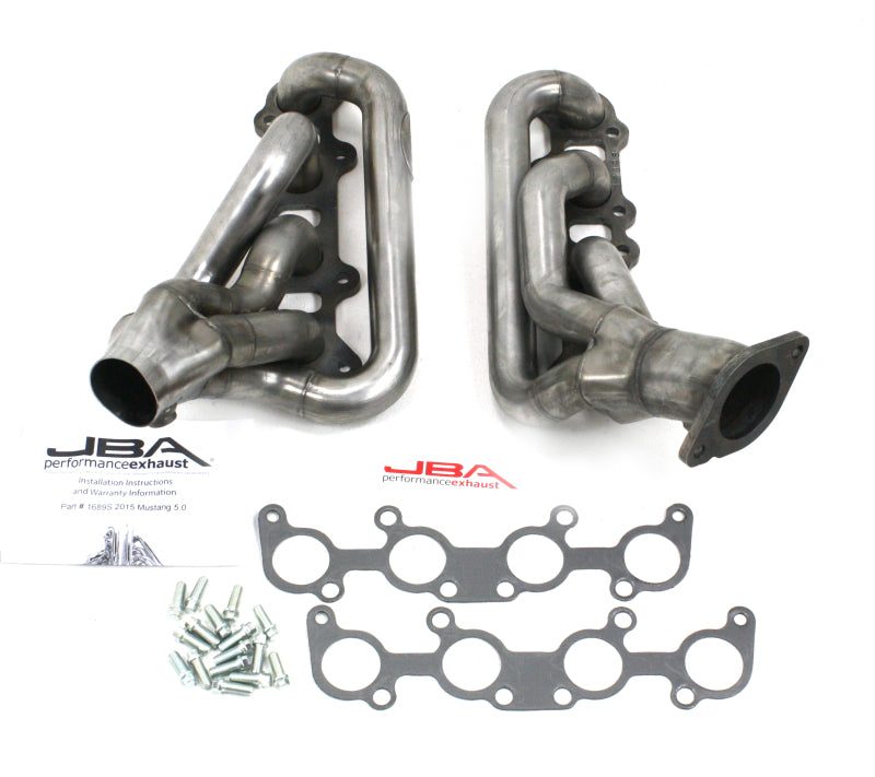 JBA 15-20 Ford Mustang 5.0L Coyote 1-3/4in Primary Raw 409SS Cat4Ward Header -  Shop now at Performance Car Parts