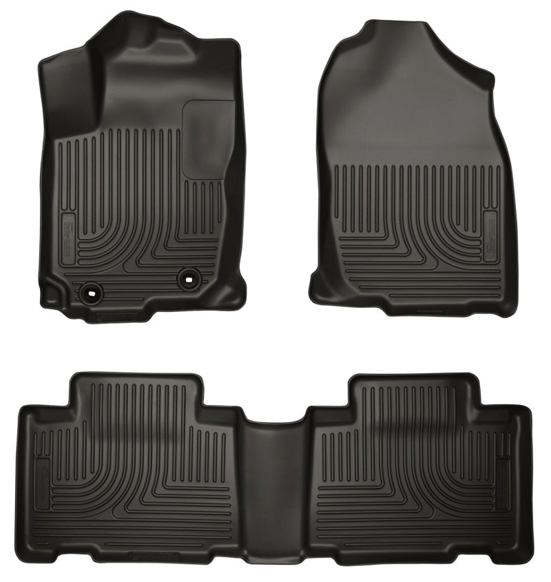 Husky Liners 13 Toyota RAV4 Weatherbeater Black Front & 2nd Seat Floor Liners -  Shop now at Performance Car Parts