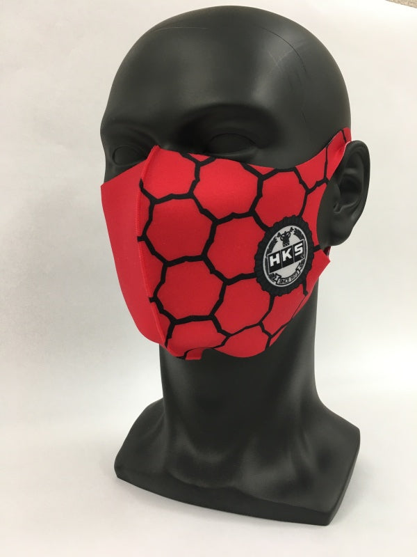 HKS Graphic Mask SPF Red - Medium -  Shop now at Performance Car Parts