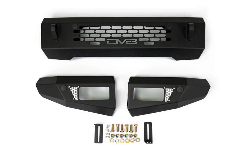 DV8 Offroad 2021+ Ford Bronco Bumper- Accommodates 20in Dual Row Light Bar & (4) 3in Pod Light Mount -  Shop now at Performance Car Parts