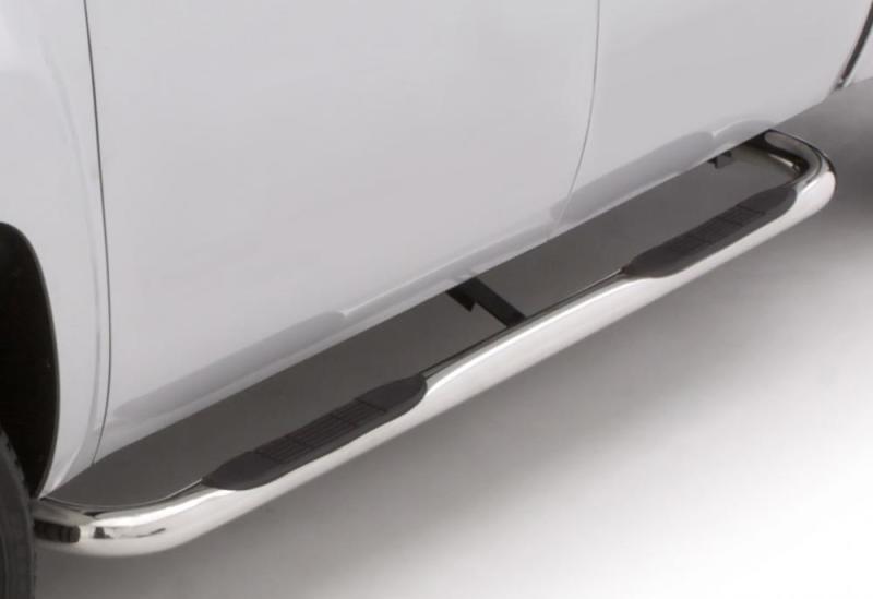 Lund 99-16 Ford F-250 Super Duty SuperCab 3in. Round Bent SS Nerf Bars - Polished -  Shop now at Performance Car Parts