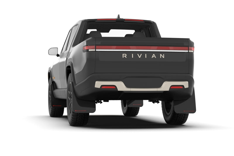 Rally Armor 2022 Rivian R1T Black UR Mud Flap - Metallic Black Logo -  Shop now at Performance Car Parts
