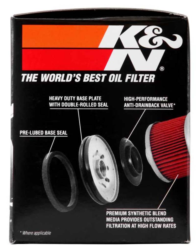 K&N Buell 2.563in OD x 2.969in H Oil Filter -  Shop now at Performance Car Parts