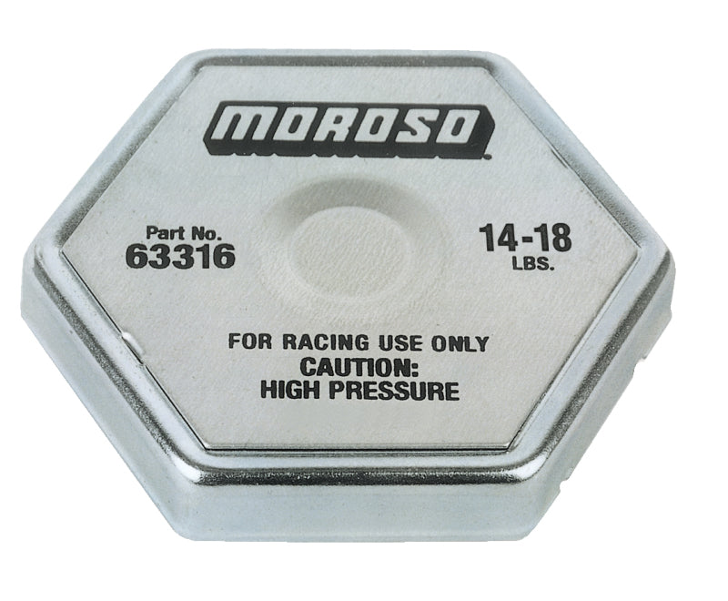 Moroso Racing Radiator Cap - 14-18lbs -  Shop now at Performance Car Parts