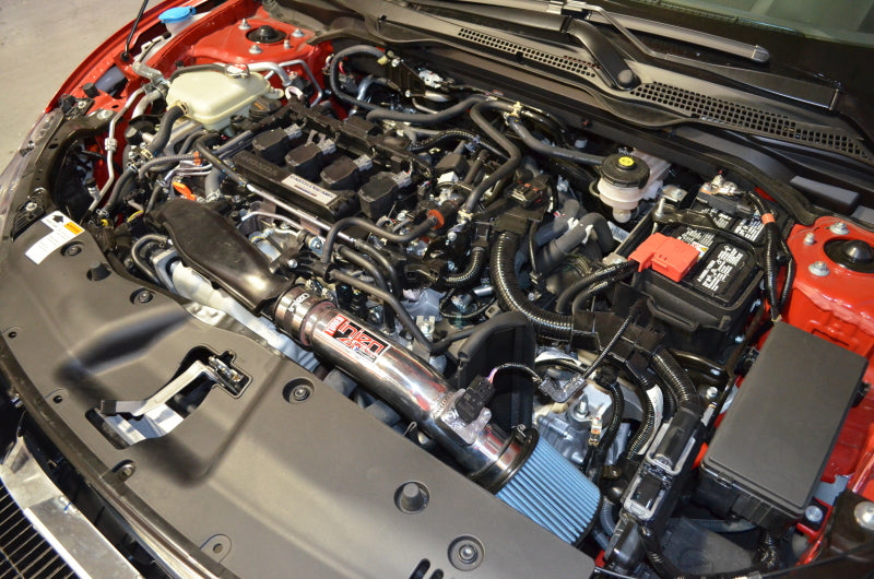 Injen 17-20 Honda Civic Si L4 1.5L Turbo Wrinkled Red SP Short Ram Intake
