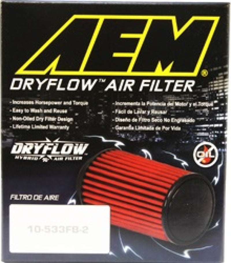 AEM 3.5 inch Short Neck 5 inch Element Filter Replacement -  Shop now at Performance Car Parts