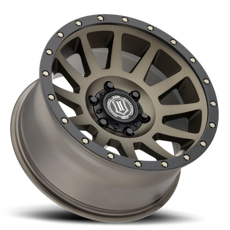 ICON Compression 17x8.5 6x135 6mm Offset 5in BS 87.1mm Bore Bronze Wheel -  Shop now at Performance Car Parts