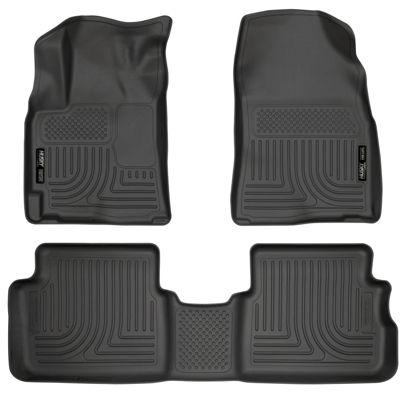 Husky Liners 09-12 Toyota Corolla/Matrix/Pontiac Vibe (FWD) WeatherBeater Combo Black Floor Liners -  Shop now at Performance Car Parts