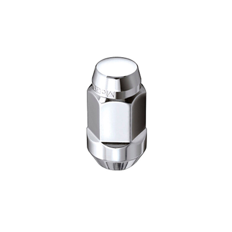 McGard Hex Lug Nut (Cone Seat Bulge Style) M14X1.5 / 22mm Hex / 1.635in. Length (4-Pack) - Chrome -  Shop now at Performance Car Parts