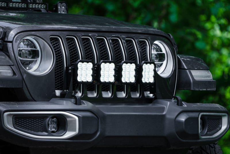 Diode Dynamics Jeep JL SS5 4-Pod CrossLink Grille Lightbar Kit Pro - White Combo -  Shop now at Performance Car Parts