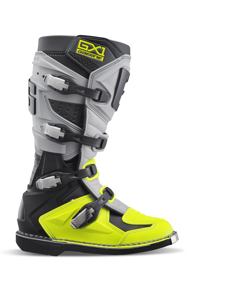 Gaerne GX1 Boot Yellow/Black Size - 8 -  Shop now at Performance Car Parts