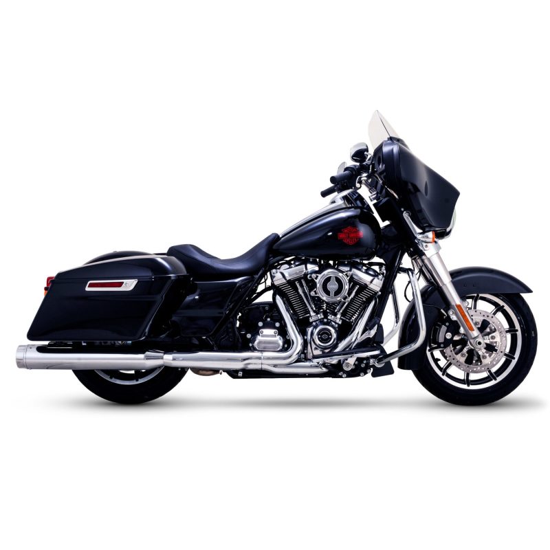 Vance & Hines HD Touring 95-16 Torquer 450 Chrome Slip-On Exhaust -  Shop now at Performance Car Parts
