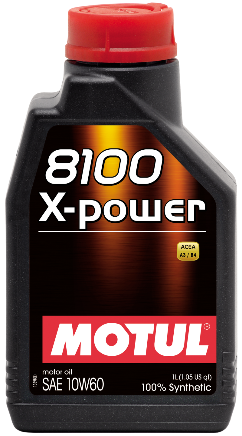 Motul 1L Synthetic Engine Oil 8100 10W60 X-Power - ACEA A3/B4 -  Shop now at Performance Car Parts