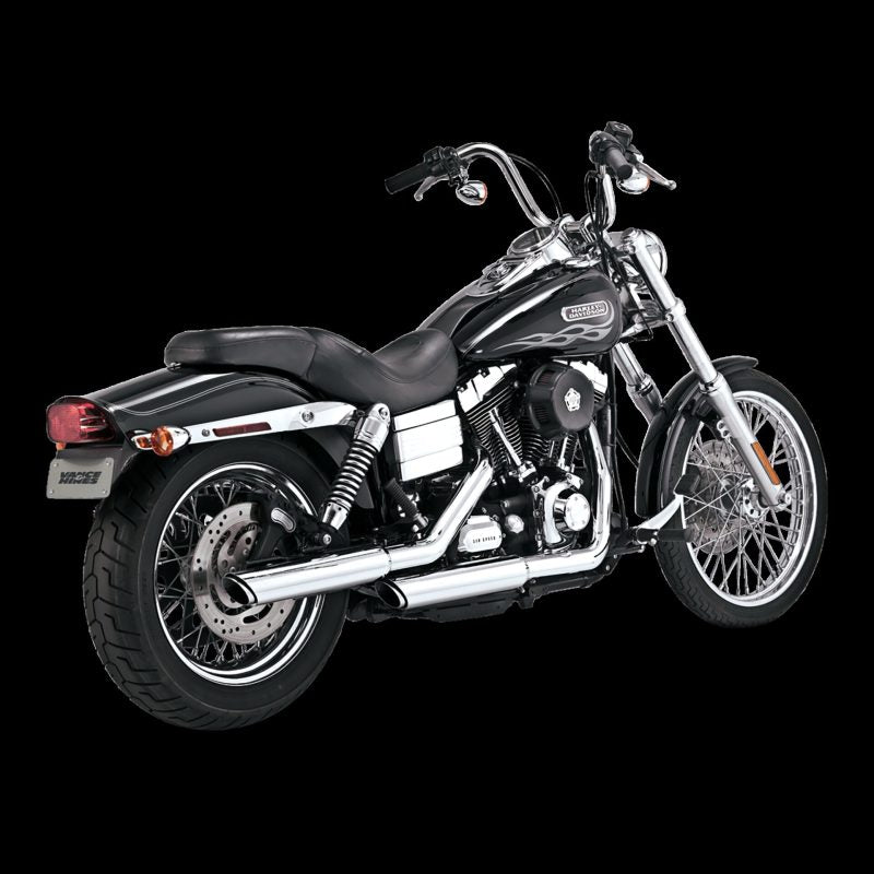 Vance & Hines HD Dyna 91-17 3In Twin Slash Slip PCX Slip-On Exhaust -  Shop now at Performance Car Parts