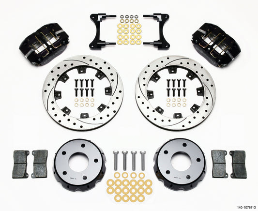 Wilwood Dynapro Radial Front Drag Kit 11.75in Vented Drilled 98-02 Camaro/Firebird -  Shop now at Performance Car Parts
