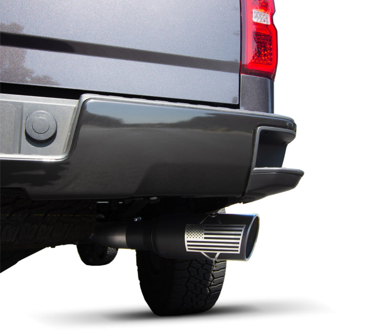 Gibson 07-18 Toyota Tundra Limited 5.7L 4in Patriot Series Cat-Back Single Exhaust - Stainless -  Shop now at Performance Car Parts