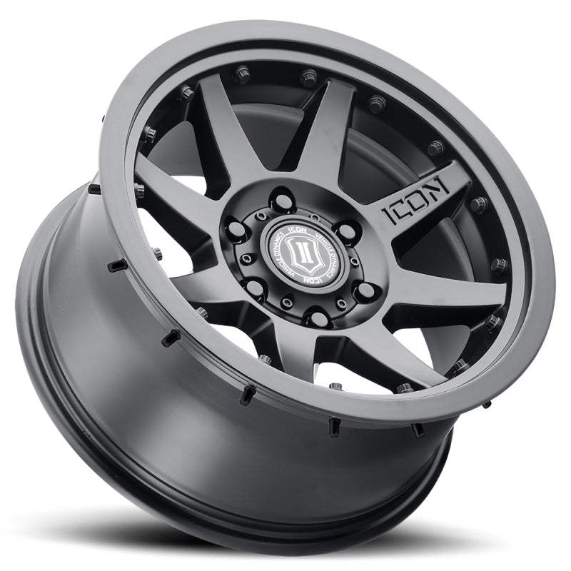 ICON Rebound Pro 17x8.5 6x135 6mm Offset 5in BS 87.1mm Bore Satin Black Wheel -  Shop now at Performance Car Parts