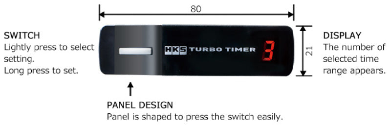 HKS Turbo Timer X -  Shop now at Performance Car Parts