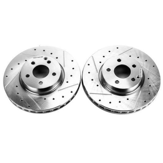 Power Stop 17-19 Audi A4 Front Evolution Drilled & Slotted Rotors - Pair -  Shop now at Performance Car Parts