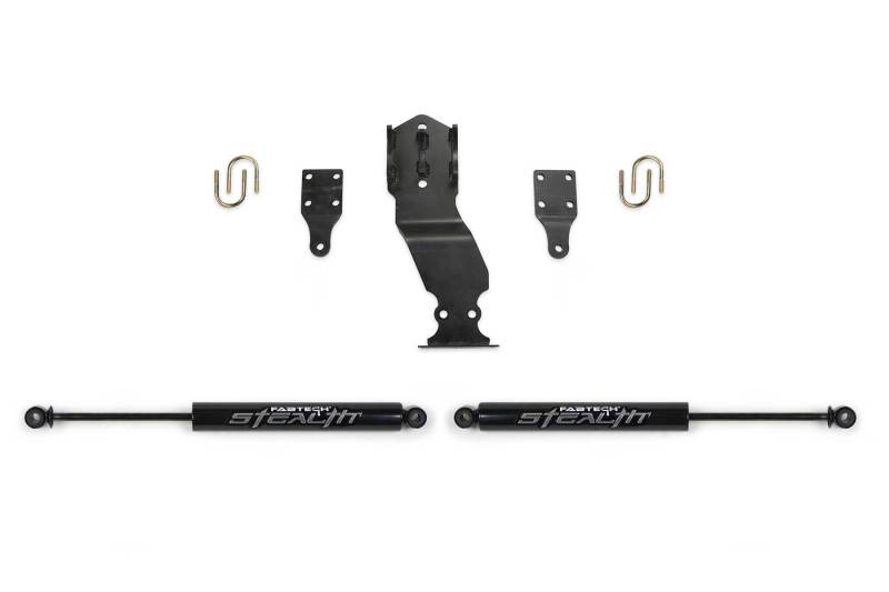 Fabtech 17-20 Ford Superduty 4WD Stealth Dual Steering Stabilizer Kit -  Shop now at Performance Car Parts