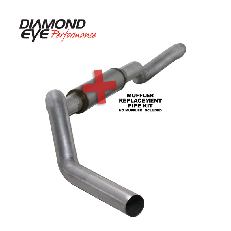 Diamond Eye KIT 5in CB MFLR RPLCMENT PIPE SGL AL: 2006-2007.5 CHEVY 6.6L 2500/3500 -  Shop now at Performance Car Parts