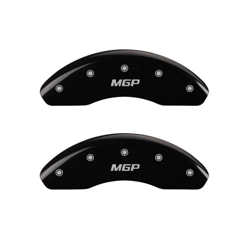 MGP 4 Caliper Covers Engraved Front & Rear Oval logo/Ford Black finish silver ch -  Shop now at Performance Car Parts