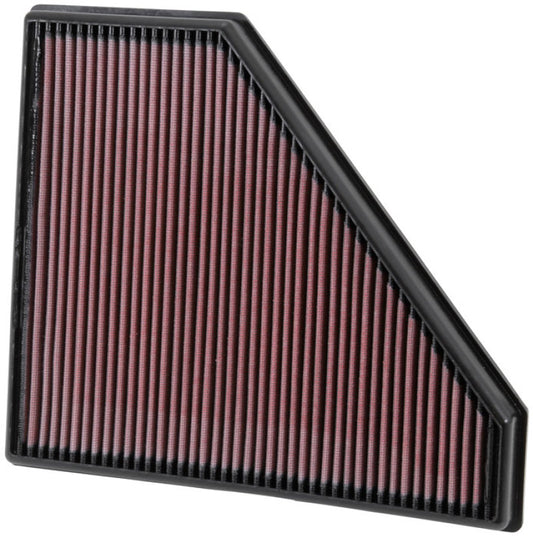 K&N Replacement Panel Air Filter 12.313in OS L x 10.313in OS W x 1.188in H for 13-14 Cadillac ATS