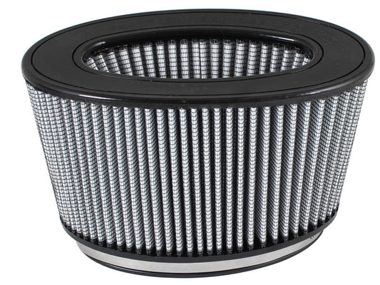 aFe Magnum FLOW Pro DRY S Air Filter 7x3in F 8-1/4x 4-1/4in B  9-1/4x5-1/4in T  5in H -  Shop now at Performance Car Parts